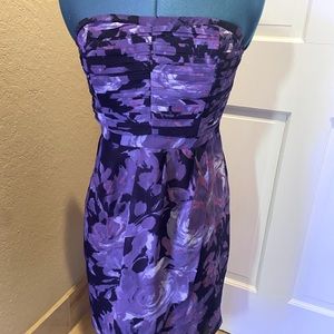 Lauren Conrad purple party dress.
